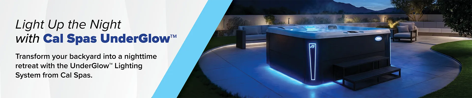 Calspas hot tub being used in a family setting - Palatine