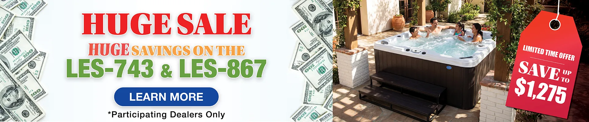 Calspas hot tub being used in a family setting - Palatine